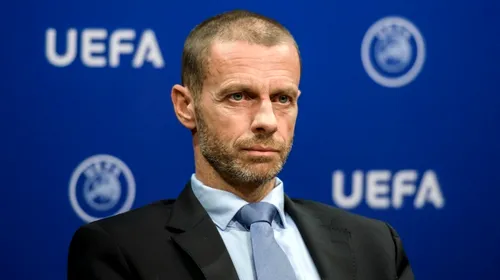 Preşedintele UEFA, Aleksander Ceferin, tot mai hotărât să suspende Belgia din cupele europene pentru încheierea campionatului