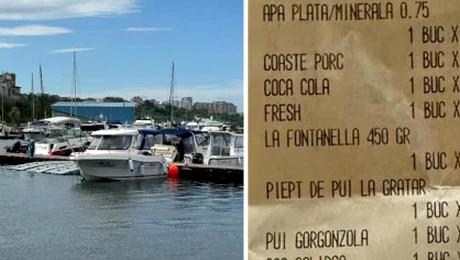 Patru români și-au făcut gaură în buget, după o masă pe litoral de 1 Mai! Câți bani au scos din buzunar la un restaurant din Portul Tomis
