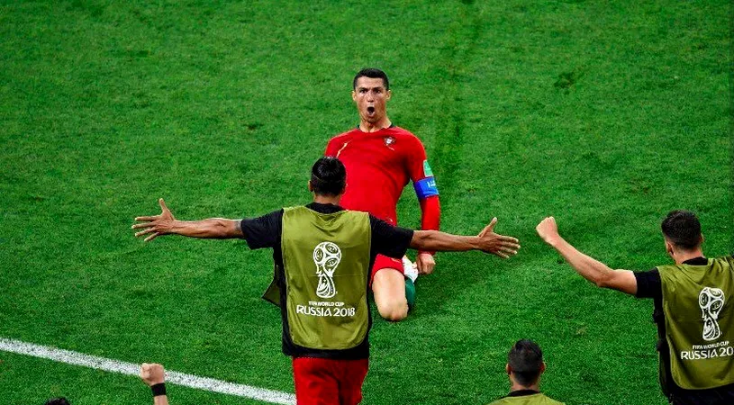 Asta e Cupa Mondială, ăsta e Ronaldo! Portugalia - Spania își respectă statutul de blockbuster și se termină 3-3, cu un hat-trick și un gol fabulos al lui CR7. Cronica meciului pentru care a meritat să aștepți patru ani