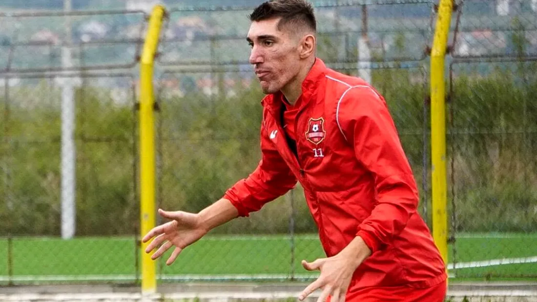 FC Hermannstadt s-a despărțit și de Marko Gjorgjievski. Atacantul, prezentat de noua echipă