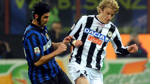 Chivu și Torje au fost titulari în Inter – Udinese 0-1!** Di Natale și Pazzini au ratat câte un penalty