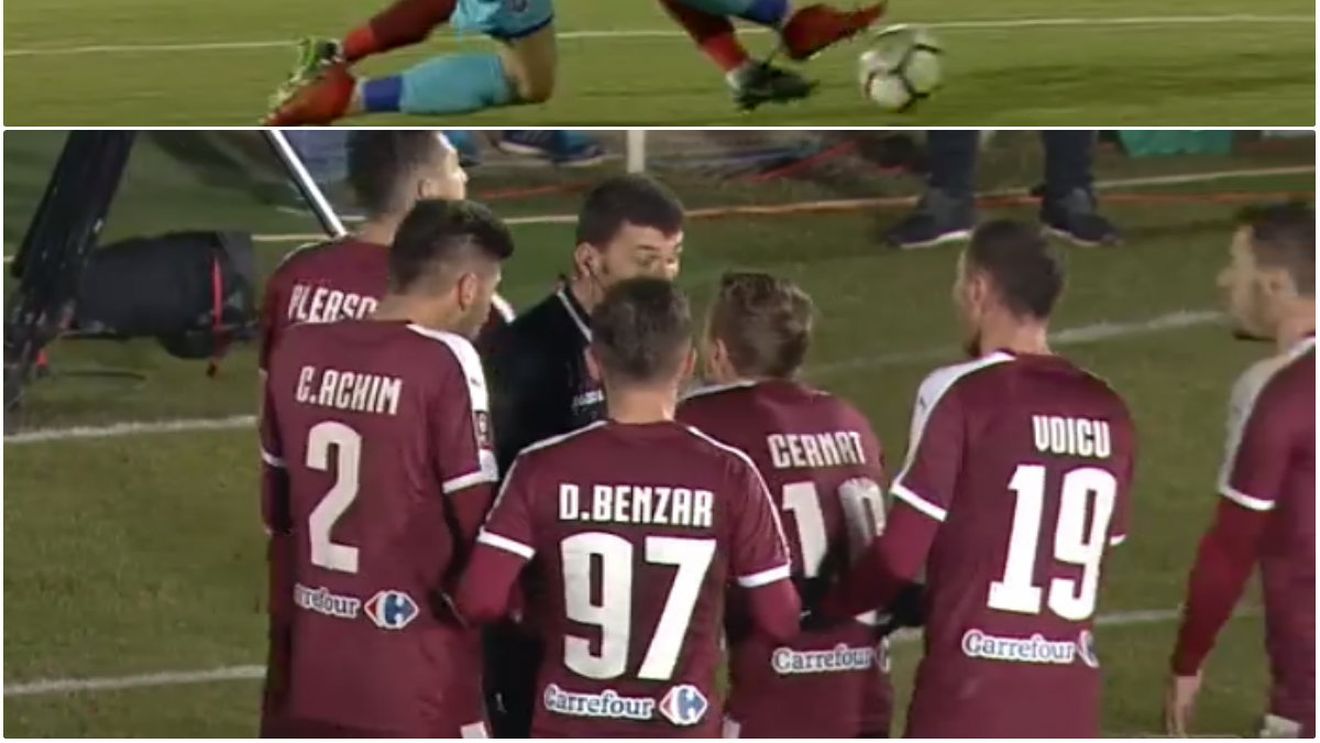 Scandal în FC Voluntari - CS U Craiova. Nu s-a jucat aproape cinci minute după ce ambele tabere s-au ciocnit, iar Claudiu Niculescu a fost trimis în tribună. Faza care a pornit războiul | FOTO