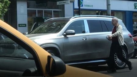 Gigi Becali conduce Maybach-ul și după ce a rămas fără permis + Luțu cu un teanc uriaș de bani în mână | FOTO&VIDEO EXCLUSIV