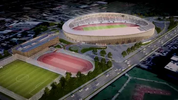 Capodopera de 75.000.000 de euro care se construiește la o oră și ceva distanță de București! Orașul are un stadion nou deja, dar acesta va fi de un lux suprem: „Va fi o bijuterie, acoperit complet”