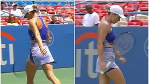 Simona Halep a făcut furori cu noul echipament, în primul meci de la Washington: „Cât de hot poate fi!" FOTO