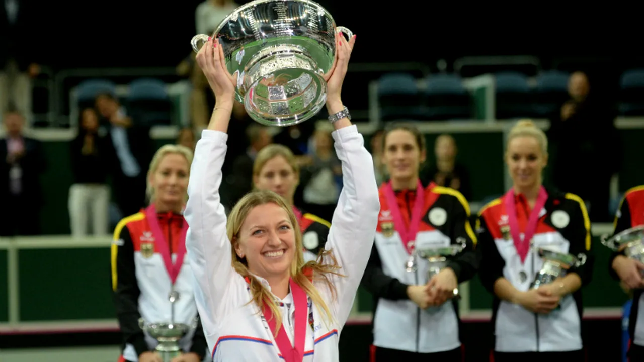 Un meci nebun a decis câștigătoarea Fed Cup. Petra Kvitova și Angelique Kerber, acuzate de fani: 