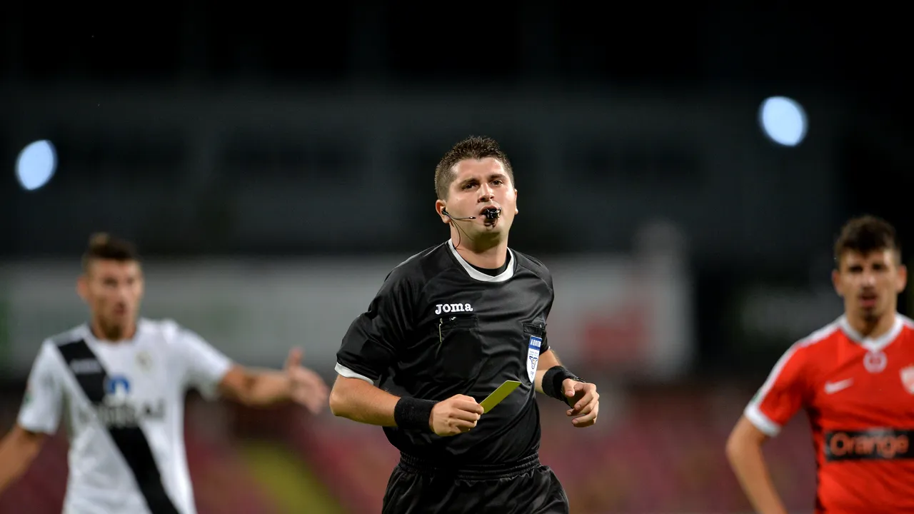 Florin Chivulete va arbitra meciul FC Steaua - FC Voluntari, din Liga 1