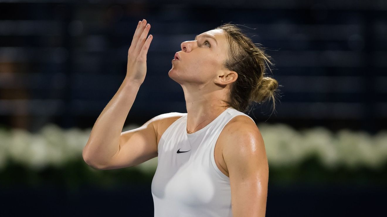 Simona Halep, încântată de calificarea în semifinale la Dubai: "Este greu să joc cu Sabalenka, mai ales că e mai înaltă decât mine"