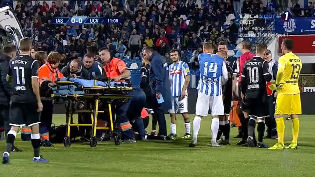 Vești bune despre Mihăilă: "E recuperat în totalitate, starea lui e foarte bună". Doctorul celor de la U Craiova a povestit pas cu pas ce s-a întâmplat la Iași, apoi a anunțat când poate reveni mijlocașul pe teren