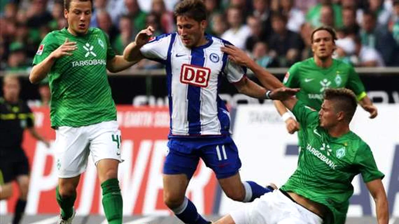 Hertha Berlin - Werder Bremen, scor 1-1, în campionatul Germaniei