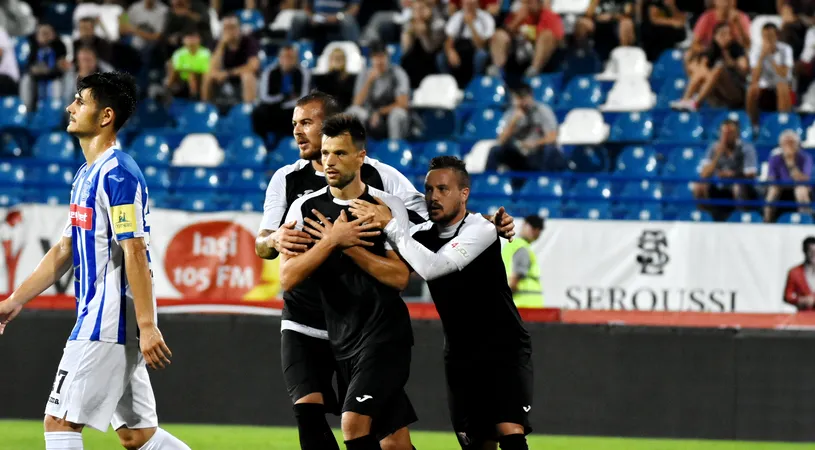 Poli Iași - Astra 1-1. Ambele echipe au controlat câte o repriză! Frăsinescu și Llullaku au marcat. FOTO | Denis Alibec a redebutat la echipa giurgiuveană