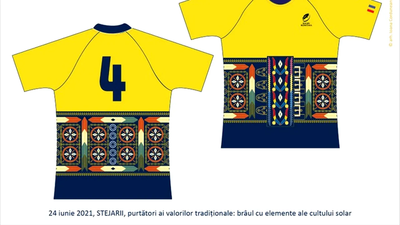 Naționala de rugby, echipament cu însemnele tradiționale! Chimirul, din nou pe tricoul „stejarilor