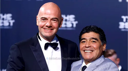 „Acum e oficial, pot să lucrez pentru o FIFA curată și transparentă!” Diego Maradona, desemnat ambasador al forului internațional