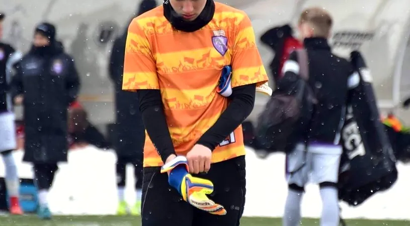 EXCLUSIV | Portarul lui ASU Poli care la doar 15 ani a debutat cu gol în echipa națională: 