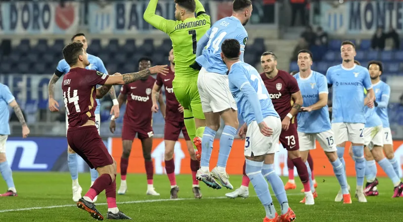 CFR Cluj scapă de cel mai periculos jucător de la Lazio! Anunțul făcut de presa din Italia înaintea returului din 16-imile Conference League