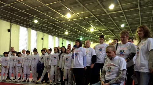 GALERIE FOTO: Zeci de floretiști de la Cupa Satu Mare, alături de fostul campion Vasile Costa, grav bolnav de cancer