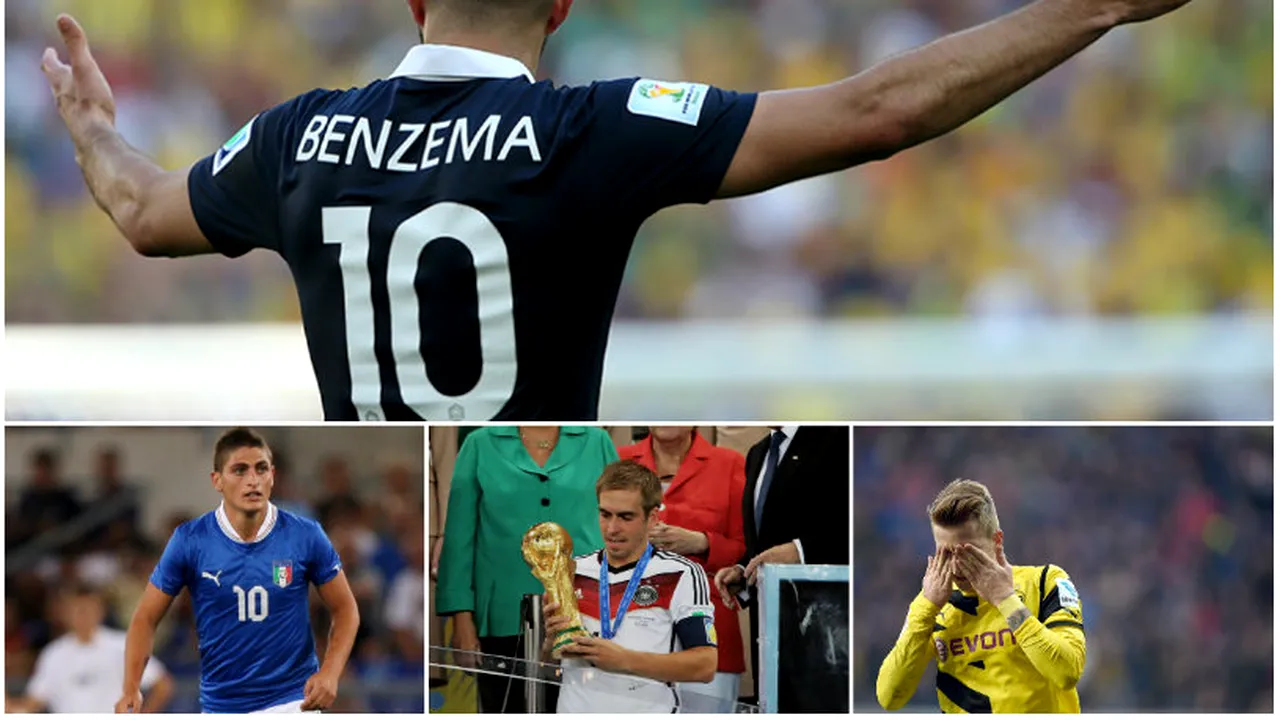 Fotbaliștii stelari pe care nu-i vom vedea la EURO 2016! Cum arată echipa superstarurilor care nu vor străluci în Franța: de la Kompany și Pirlo la Reus și Benzema