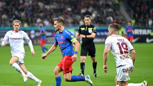 Ce n-ai văzut la TV în derby-ul FCSB - Rapid. Mesaj de la distanță al lui Adrian Șut pentru galeria roș-albaștrilor. Cum s-a remarcat iar Marius Șumudică într-un derby din Superliga și gestul făcut de rapidiști imediat după fluierul final. SPECIAL