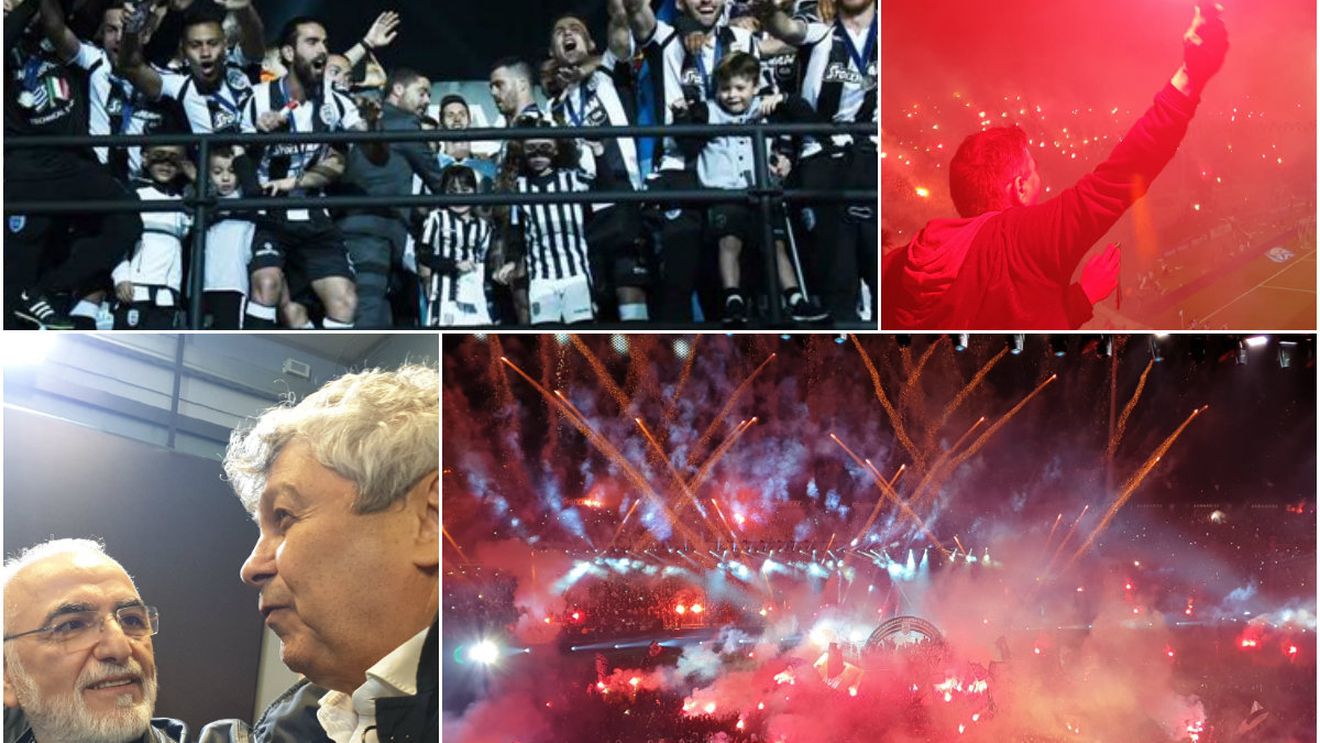 REPORTAJ | Bună dimineața, Salonicul încă petrece! Mega-petrecerea lui Răzvan Lucescu, campion cu PAOK! Show pirotehnic, momente emoționante și nebunia suporterilor greci
