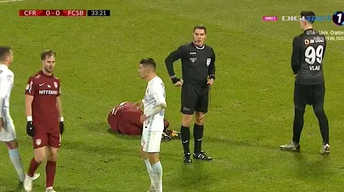 Andrei Miron, ce gafă! CFR Cluj, gol din penalty după ce Istvan Kovacs l-a „executat” pe fundașul FCSB | FOTO & VIDEO