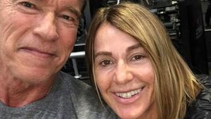 IMAGINEA ZILEI | "Nice to see The Terminator". Nadia și Arnold, într-o poză de nota 10 