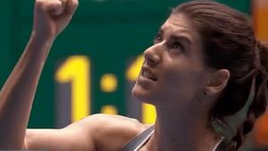 Incredibil ce a pățit Sorana Cîrstea după victoria cu Karolina Muchova de la Miami: „Nu mai am!" Românca, asaltată de cererile spectatorilor