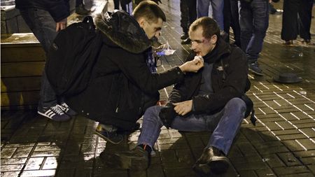 Suporterii răniți la Kiev au revenit în Franța în același avion cu echipa Saint-Etienne