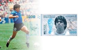 Driblingul lui Diego Armando Maradona cu Anglia de la Mondialul din 1986, pe bancnota de 1.000 de pesos în Argentina. Cine a propus proiectul de lege