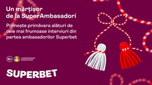ADVERTORIAL | Un SuperInterviu pentru SuperFete! Ambasadorii Superbet dăruiesc un Mărțișor digital