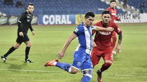 CSU Craiova - Astra 1-3. Șumudică obține prima victorie în play-off la a șasea încercare după ce câștigă meciul echipelor ieșite din lupta pentru titlu