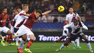 Schimbare de lider în Serie A! Gașca lui Rudi Garcia nu a reușit să marcheze pentru prima oară în sezon: Roma - Cagliari 0-0