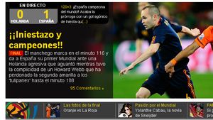 "Iniesta ne duce în RAI!" VEZI ce scrie presa iberică după ce Spania a câștigat Cupa Mondială!