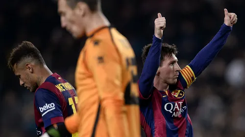 Ovații pentru Messi, la primul meci după conflictul cu Luis Enrique. „El e liderul Barcelonei”: Barca – Elche 5-0