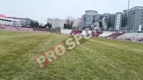 A avut dreptate Mihai Stoica? Cum arată gazonul stadionului din „Ștefan cel Mare” cu o zi înaintea meciului Dinamo – FCSB | EXCLUSIV FOTO