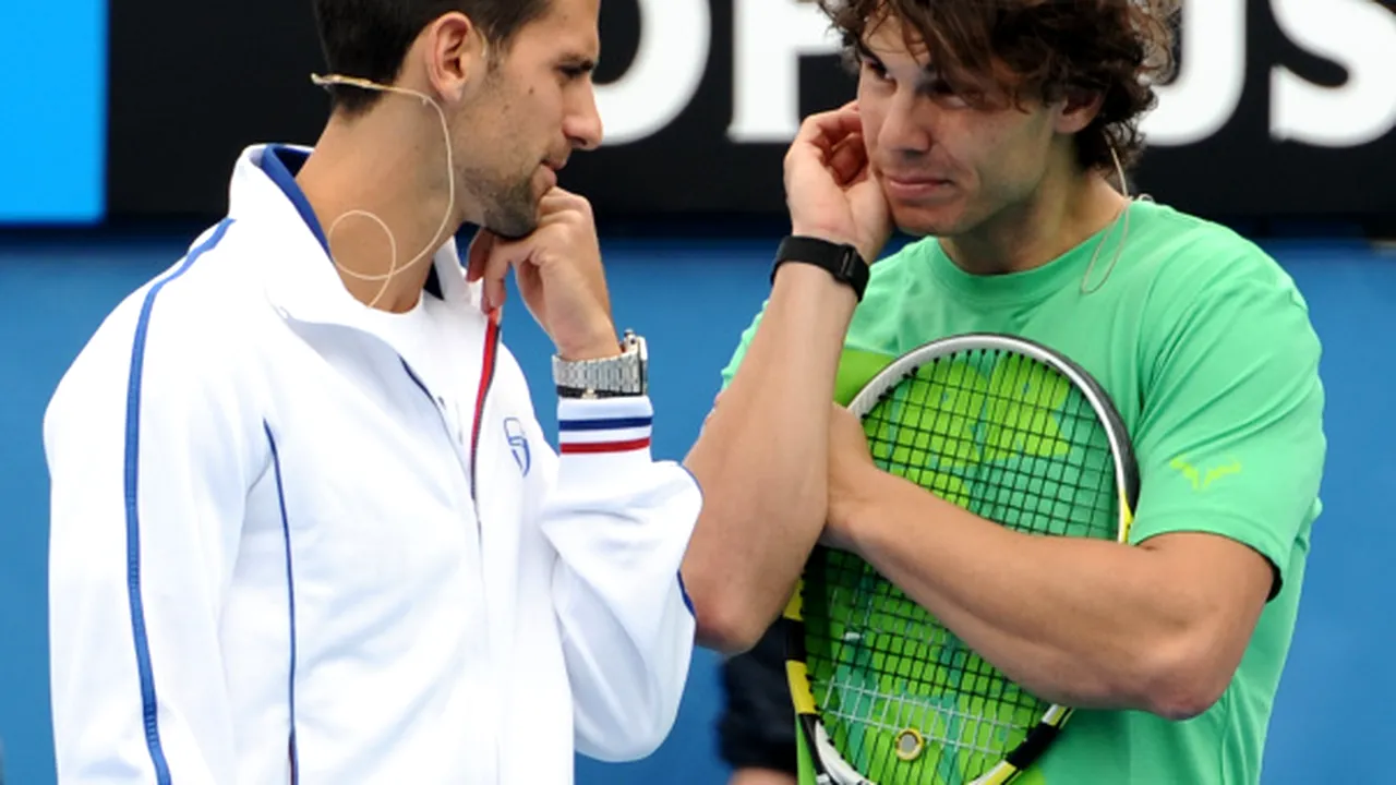 Rivalitatea-mamut a tenisului masculin: al 45-lea duel direct Djokovic - Nadal, într-o decadă, în finala din Beijing. 