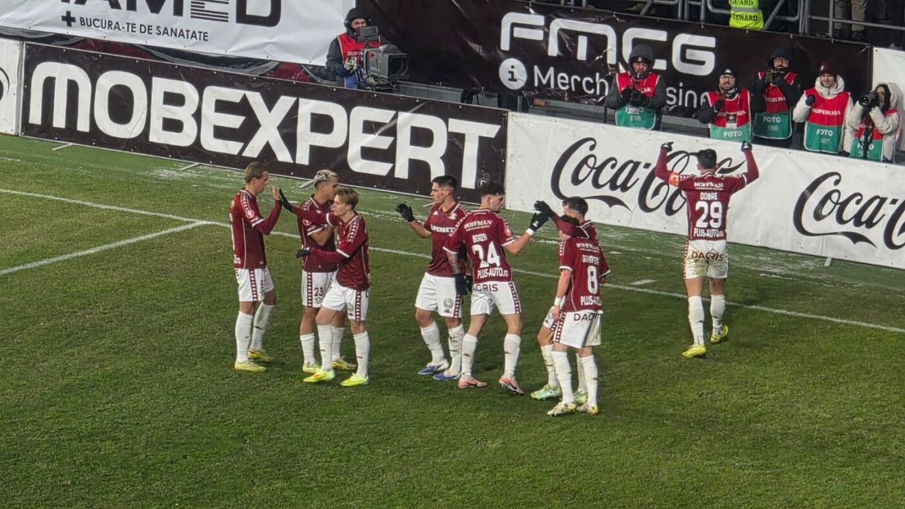 Rapid - Metaloglobus 1-0, în etapa 22 din Superliga. Giuleștenii urcă pe locul 1 în clasament!