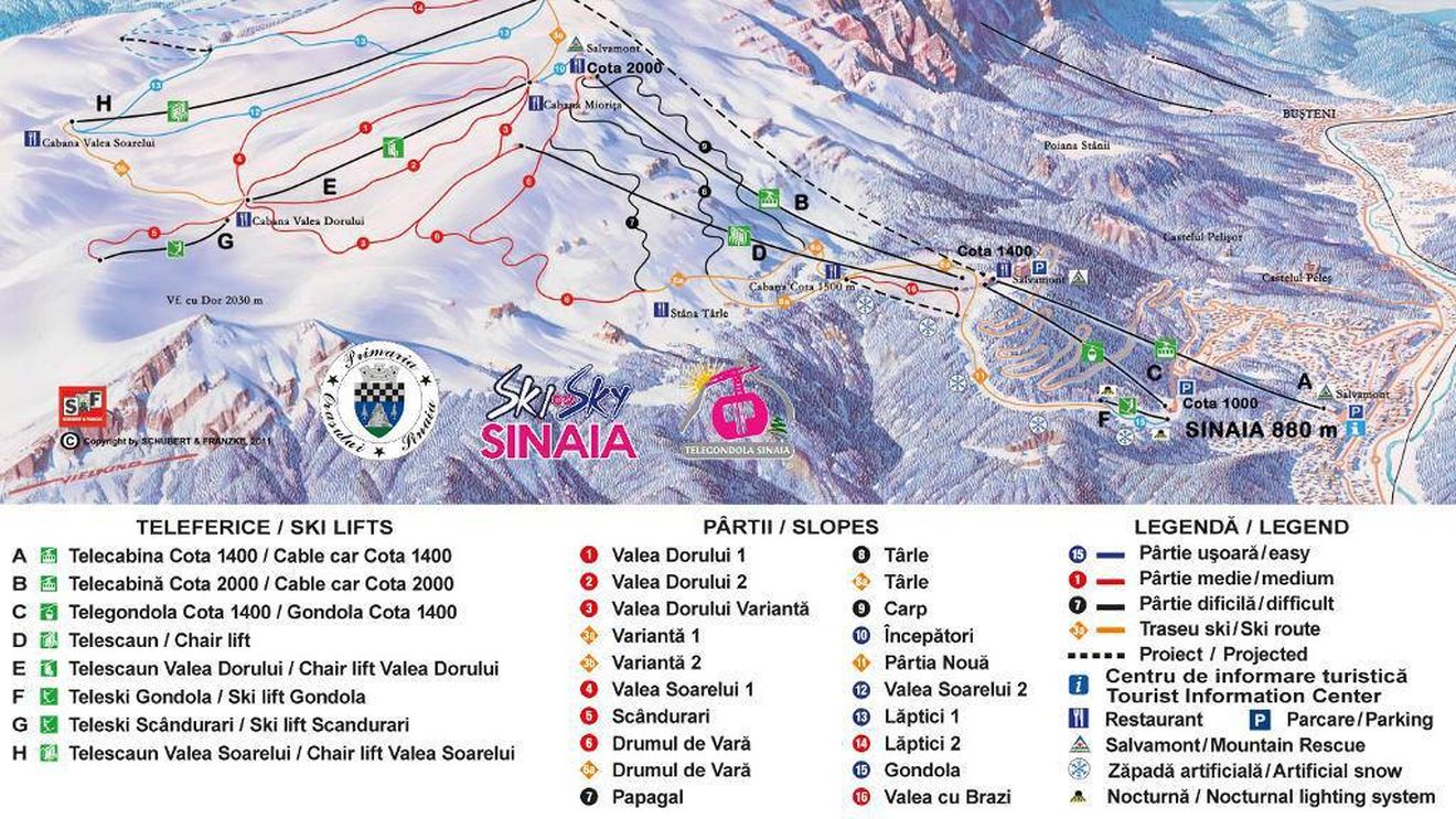 Toate locurile din România unde se pot practica sporturi de iarnă