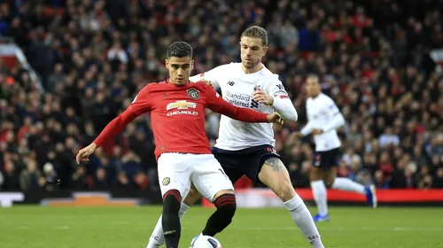 Primul pas greșit, după nouă etape! Manchester United – Liverpool 1-1, într-un meci fără Salah sau Pogba