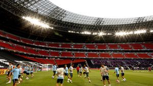 Stadionul din Donețk, întreținut cu eforturi mari. Personalul de la Donbass Arena a fost diminuat după ce Șahtior și-a mutat meciurile la Harkov