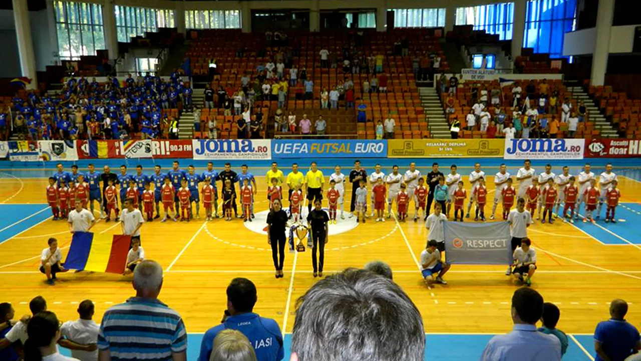 România, în grupă cu Belgia și Ucraina la CE de futsal