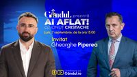 „Ai Aflat! cu Ionuț Cristache” începe luni, 7 septembrie, de la ora 15.00, live pe Gândul. Invitat: Gheorghe Piperea