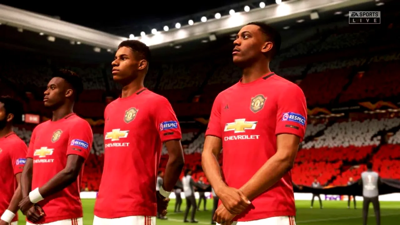 Fanii echipei Manchester United iși pot construi în FIFA 20 o formație fantastică ce valorează peste 5 milioane de monede! Marcus Rashford și Paul Pogba, vedetele echipei