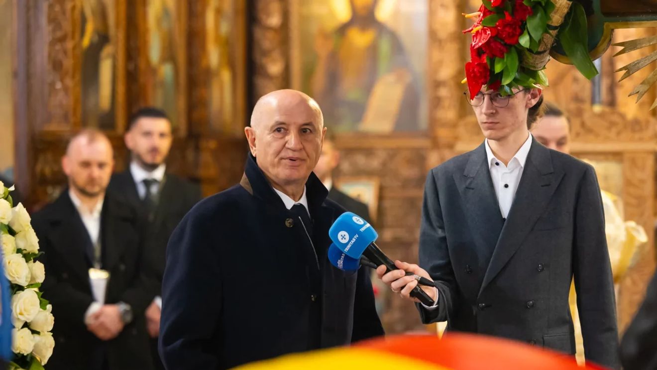 George Copos, discurs-manifest la slujba lui Mircea Lucescu. A vorbit despre sărăcia din care s-a ridicat prietenul său
