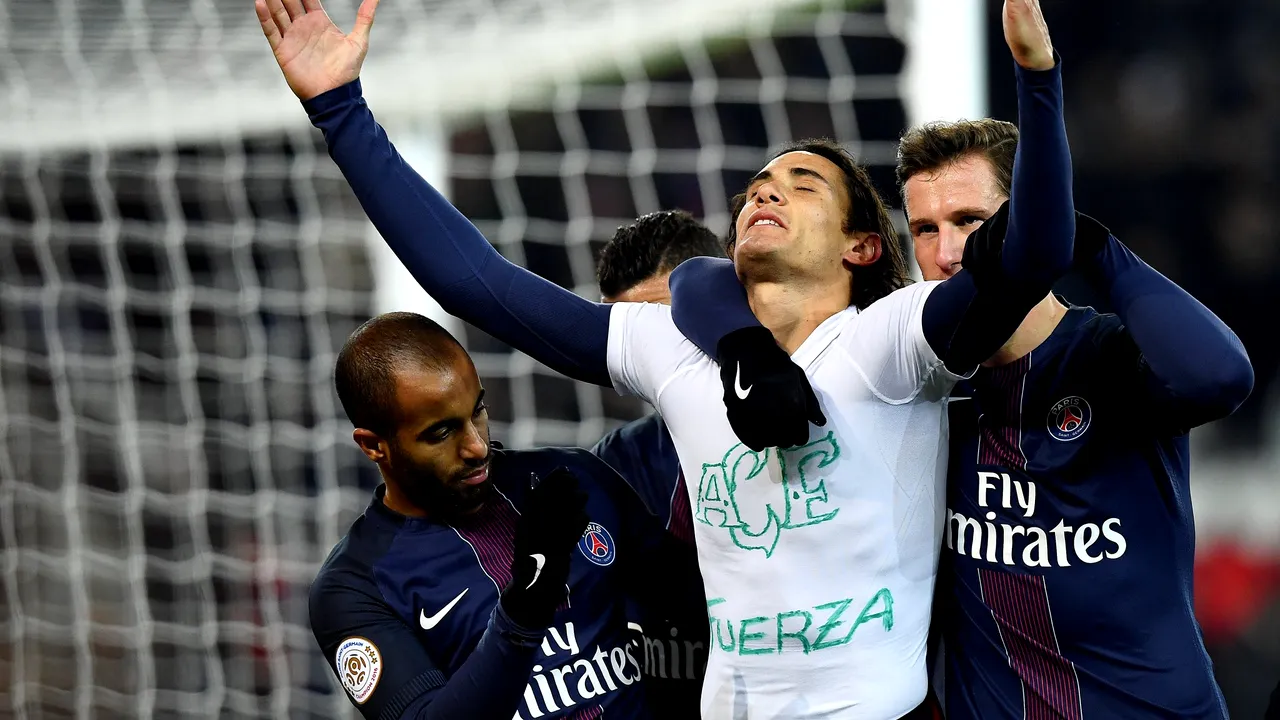 PSG, debut cu dreptul în Ligue 1, cu Neymar în tribune! Cavani și Pastore au marcat pentru parizieni
