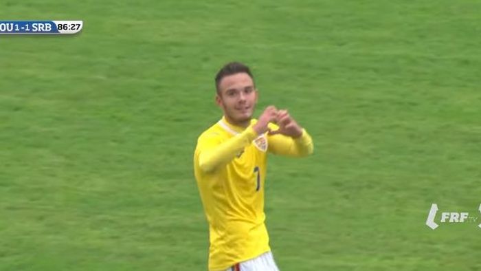 Fiul lui Narcis Răducan, gol de excepție pentru România U18, în meciul cu Serbia | VIDEO