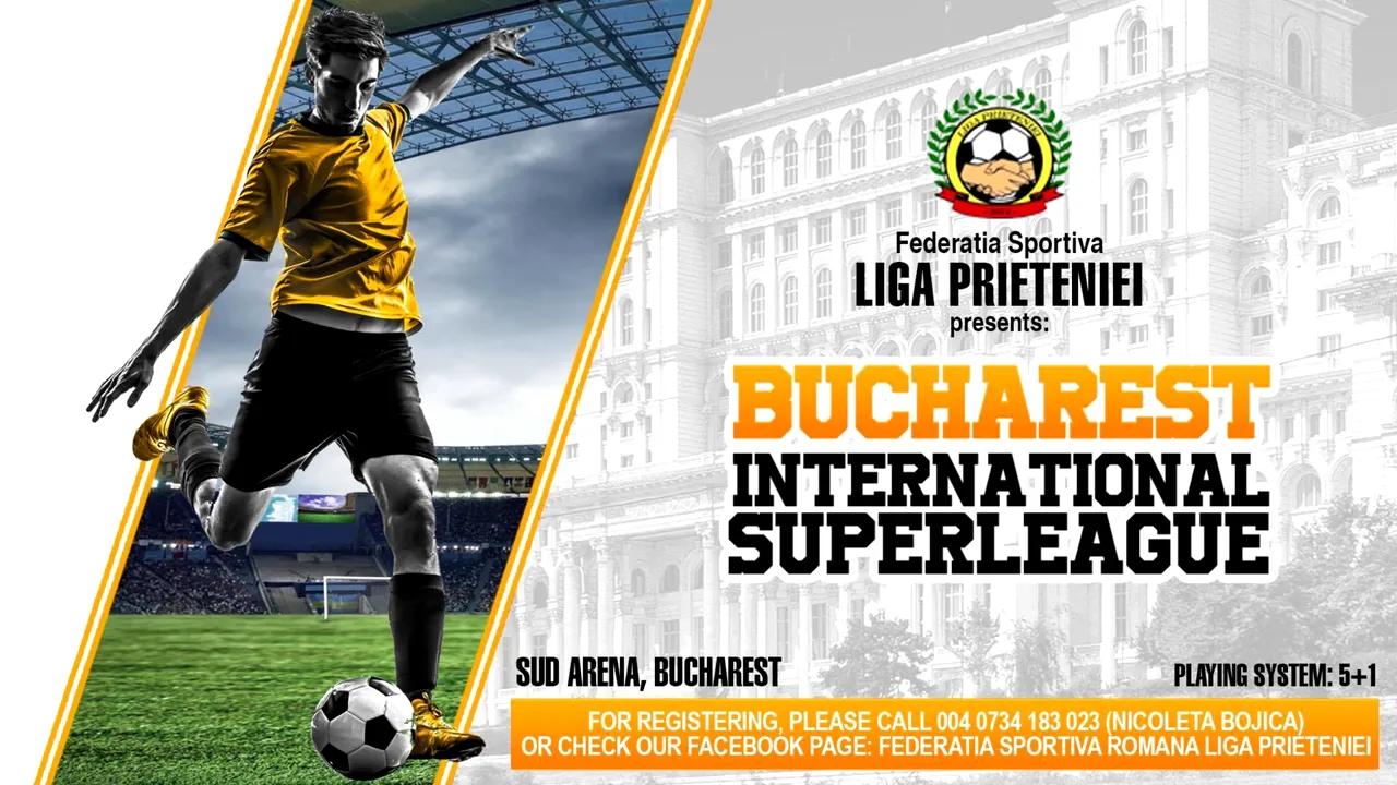 Prima ediție a Bucharest International SuperLeague va avea loc în acest weekend în Capitală