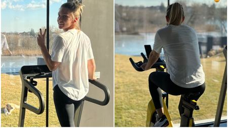 Simona Halep, fotografiată de Toni Iuruc într-o ipostază inedită! Sportiva și-a creat un colț de rai pe malul Lacului Snagov, unde îmbină antrenamentele cu relaxarea | FOTO