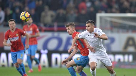 LIVE BLOG | FCSB - CFR Cluj 1-1. Vinicius a deschis scorul la capătul unui carambol în careul vicecampioanei, Budescu a egalat după o neglijență a lui Mureșan