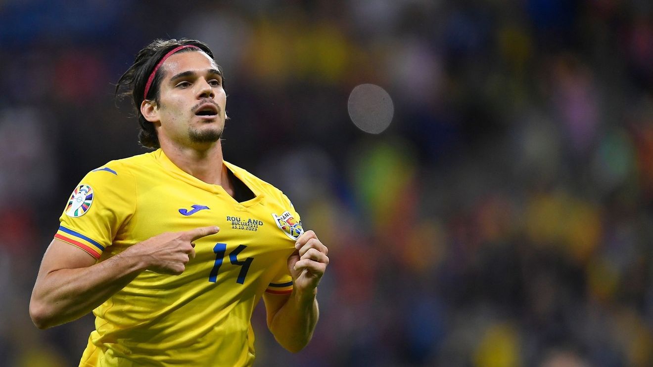 În numele tatălui și-al fiului! Ianis Hagi, gol de 2-1 pentru România în meciul cu Israel folosind piciorul stâng, în stilul lui Gică Hagi! | VIDEO