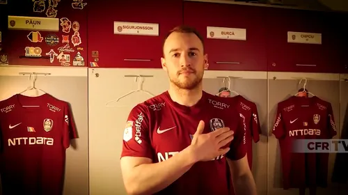 Runar Mar Sigurjonsson, prezentat ca un super star de CFR Cluj: „Pasator desăvârșit, se laudă cu goluri spectaculoase!” VIDEO